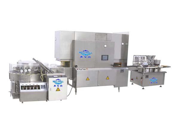 GPR-F 50-150ml Oral Liquid Washing Drying Filling Capping Production Line
